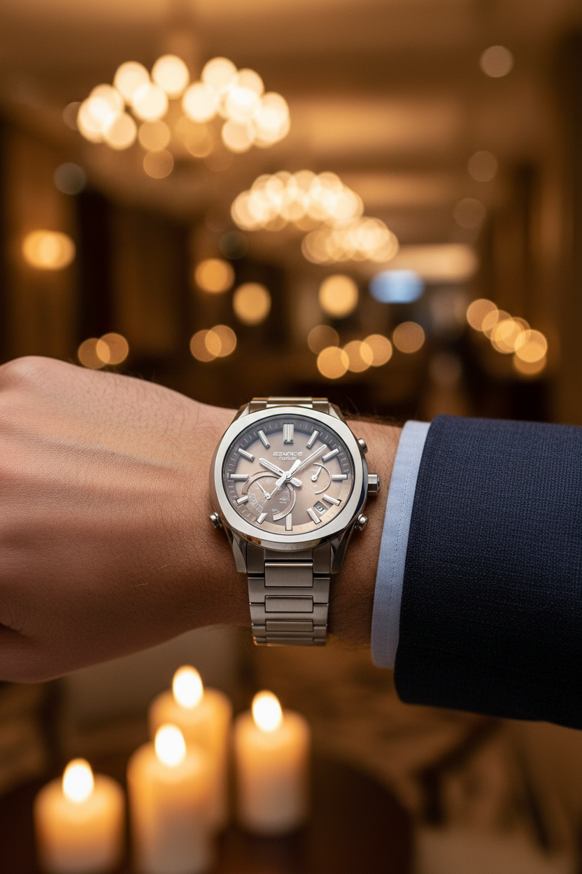 Reloj Casio Edifice EQB-1300D-5A Café