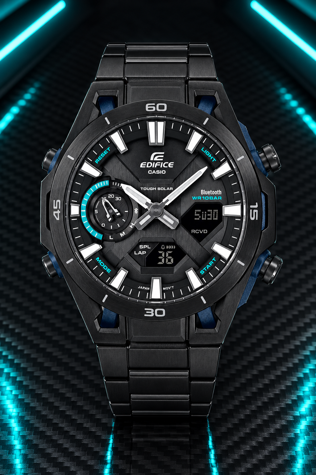 Reloj Casio Edifice ECB-2300DC-1A Negro