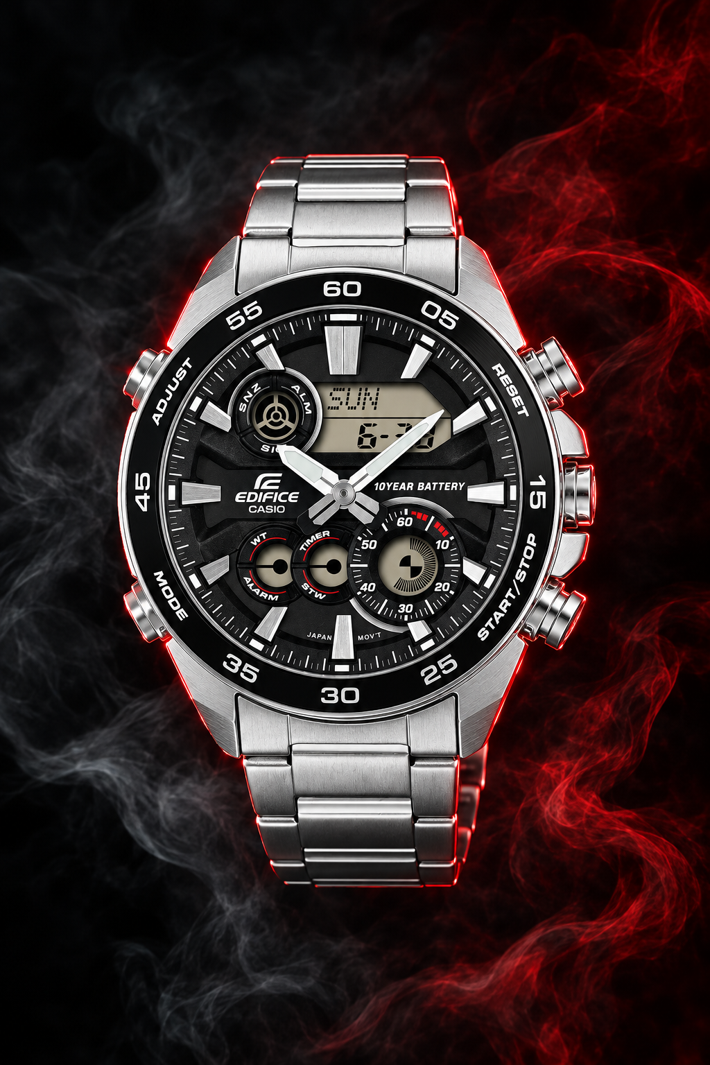 Reloj Casio Edifice ERA-130D-1A Negro