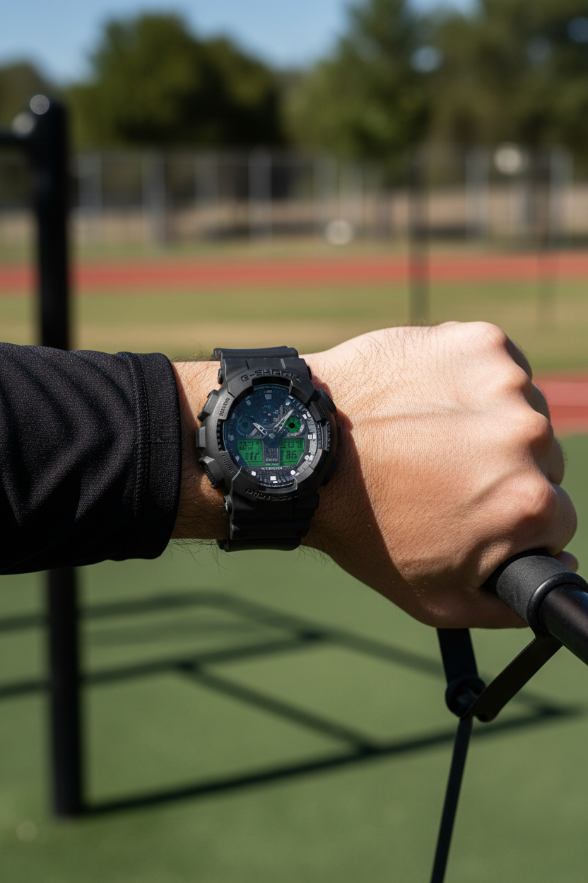Reloj Casio G-Shock GA-100BEG-1A Negro