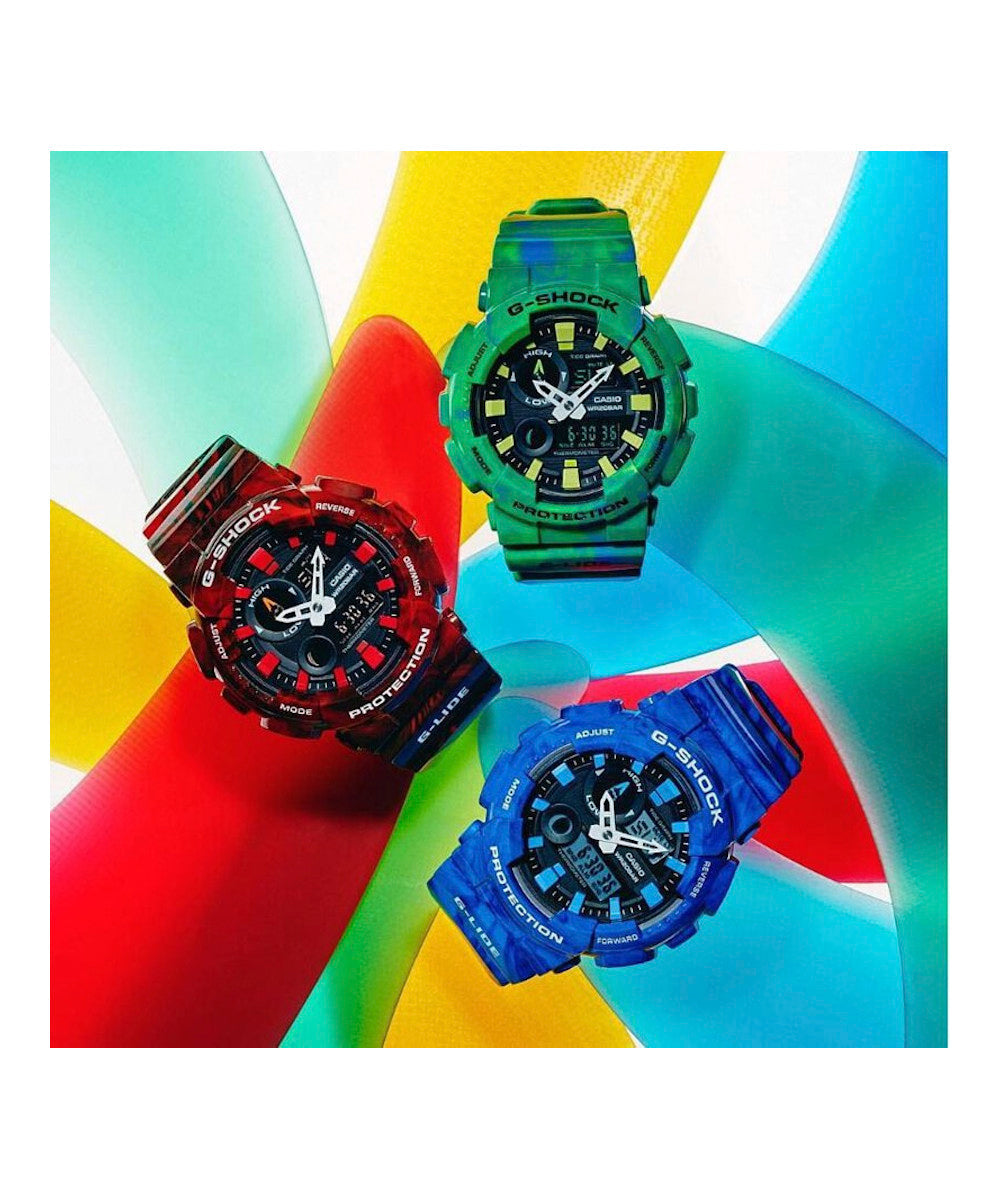 Reloj Casio G-Shock GAX-100MSA-4A Rojo