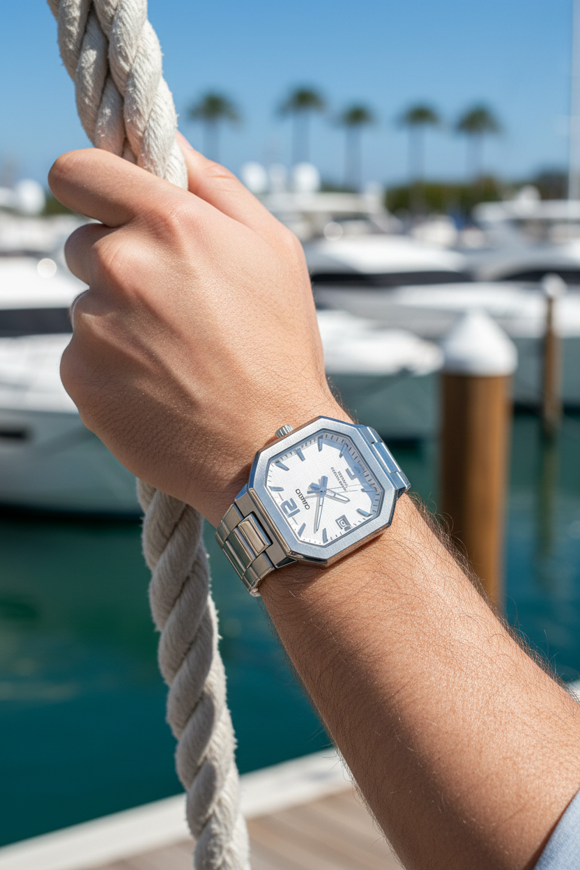 Reloj Casio MTP-B195D-7AV Blanco
