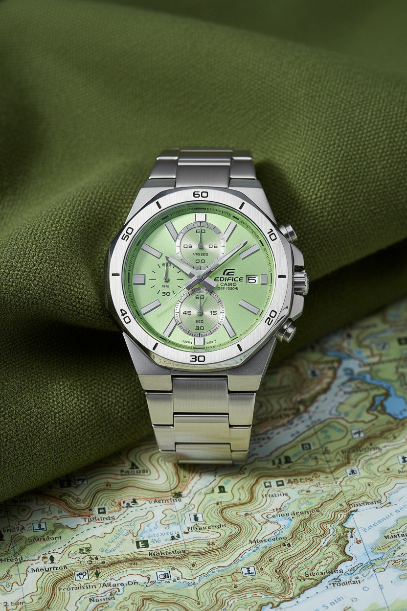 Reloj Casio Edifice EFV-640D-3AVU Verde
