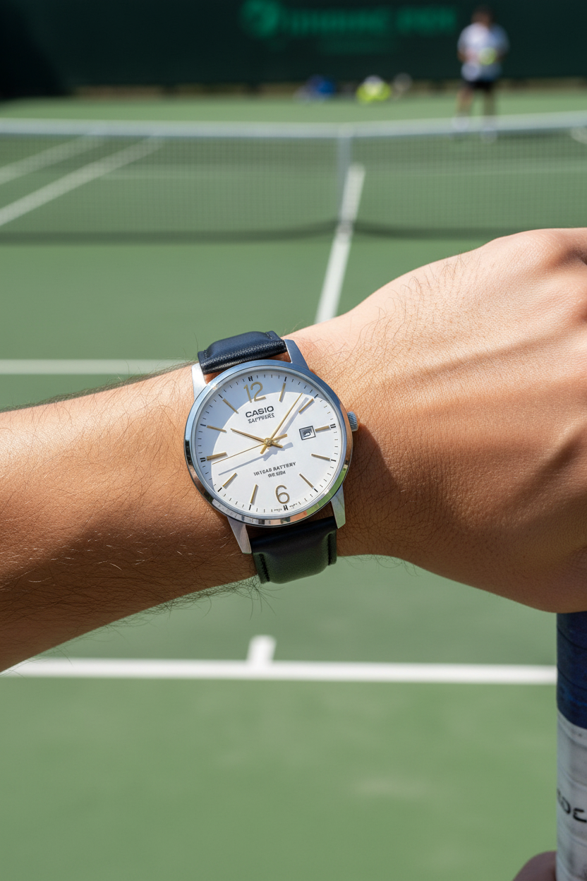 Reloj Casio MTS-110L-7AV Blanco