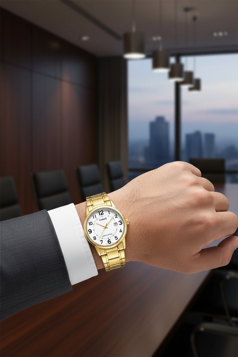 Reloj Casio MTP-V002G-7B2U Dorado