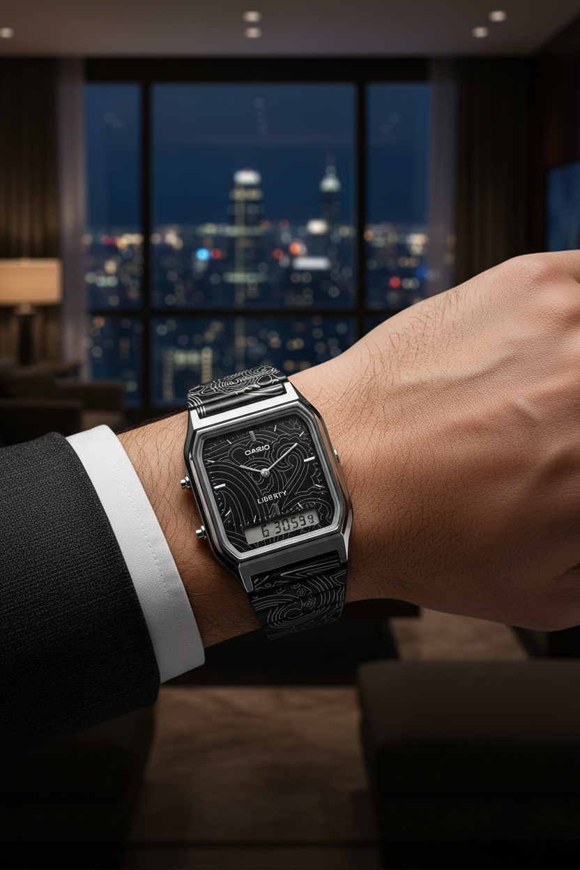 Reloj Casio Vintage AQ-230EBLT-1A Negro