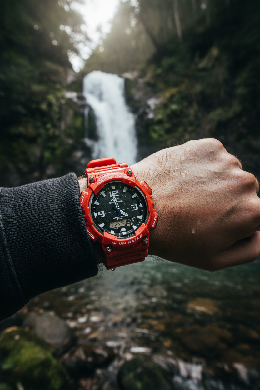 Reloj Casio AQ-S810WC-4AV Rojo