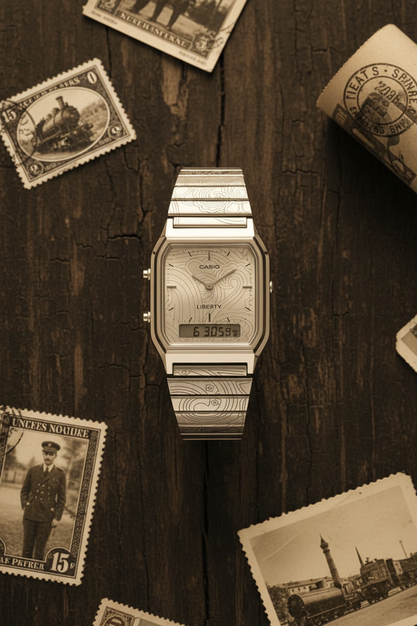 Reloj Casio Vintage AQ-230ELT-7A Plateado