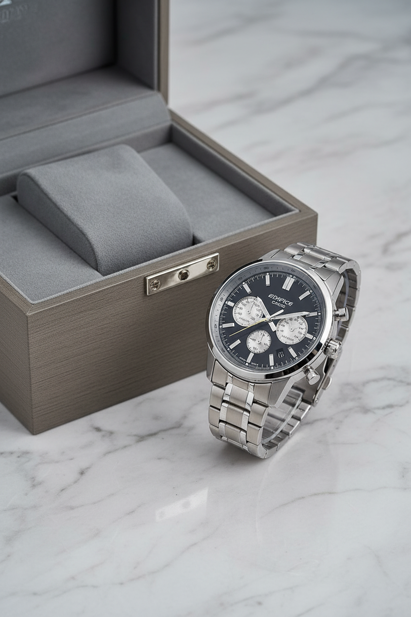 Reloj Casio Edifice EFR-575D-1A Plateado