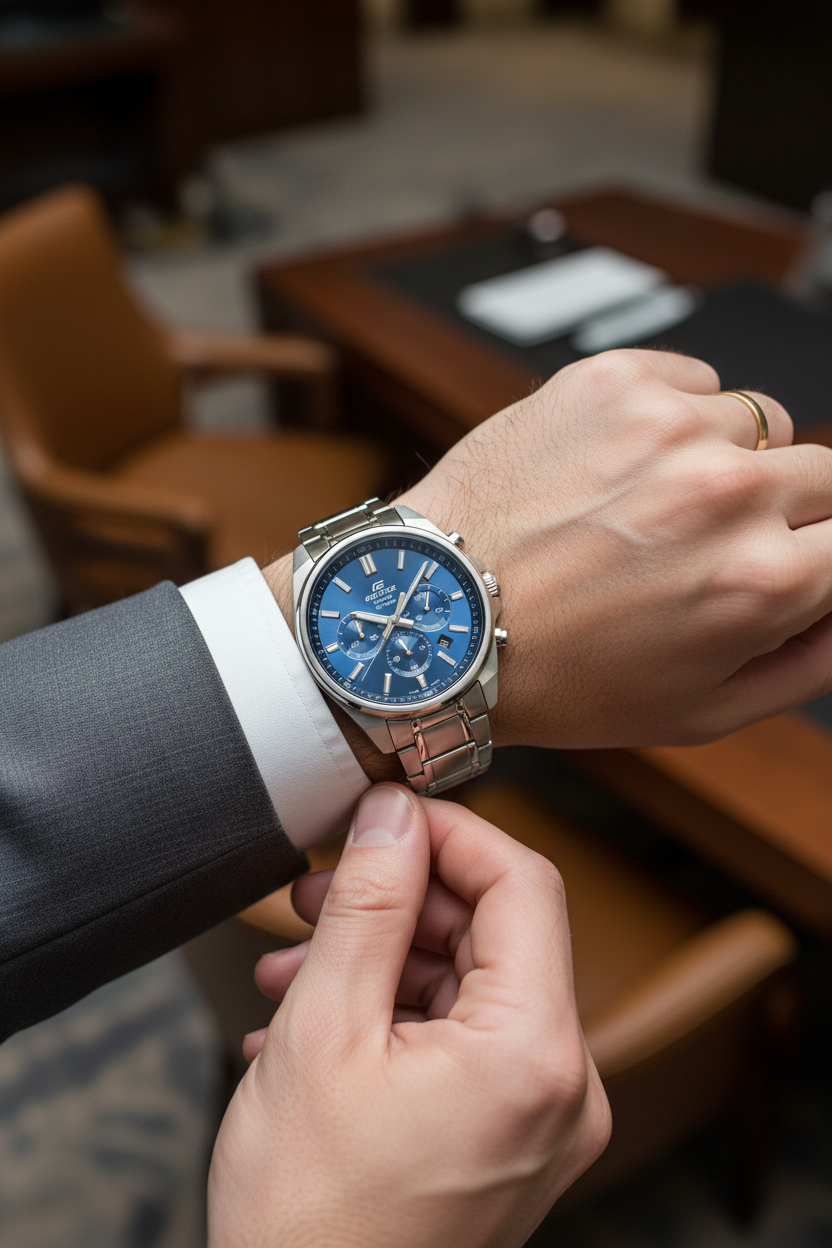 Reloj Casio Edifice EFV-650D-2AVU Azul