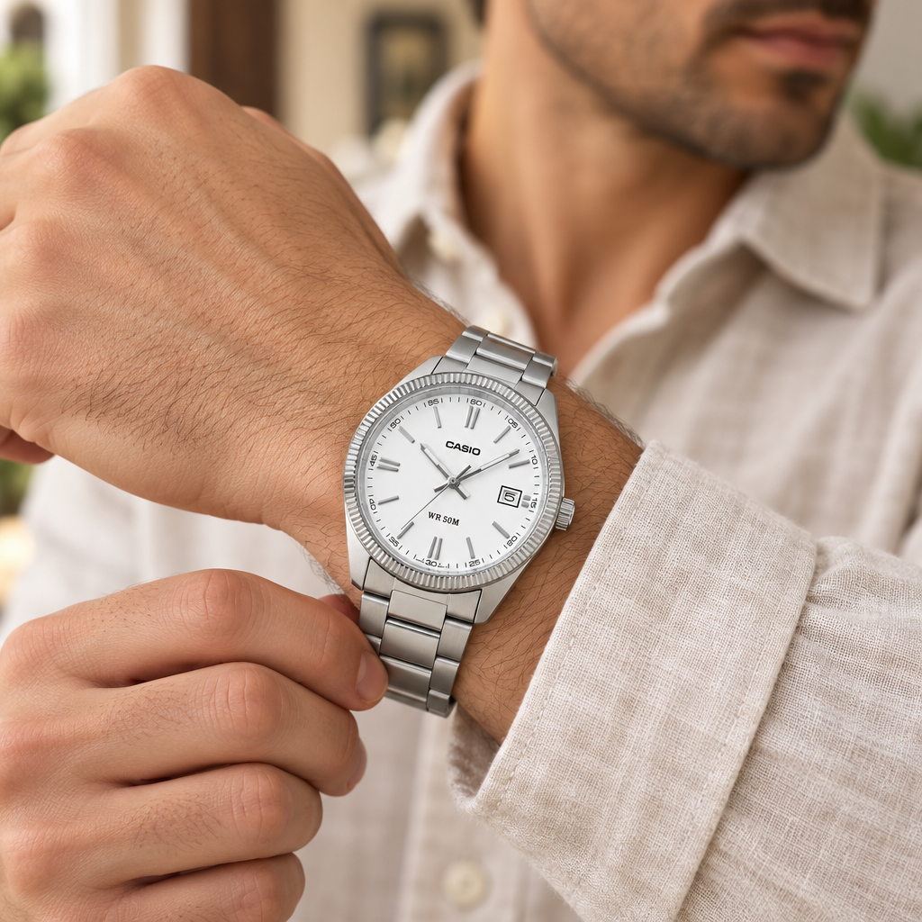 Reloj Casio UTP-1302PD-7AV Blanco