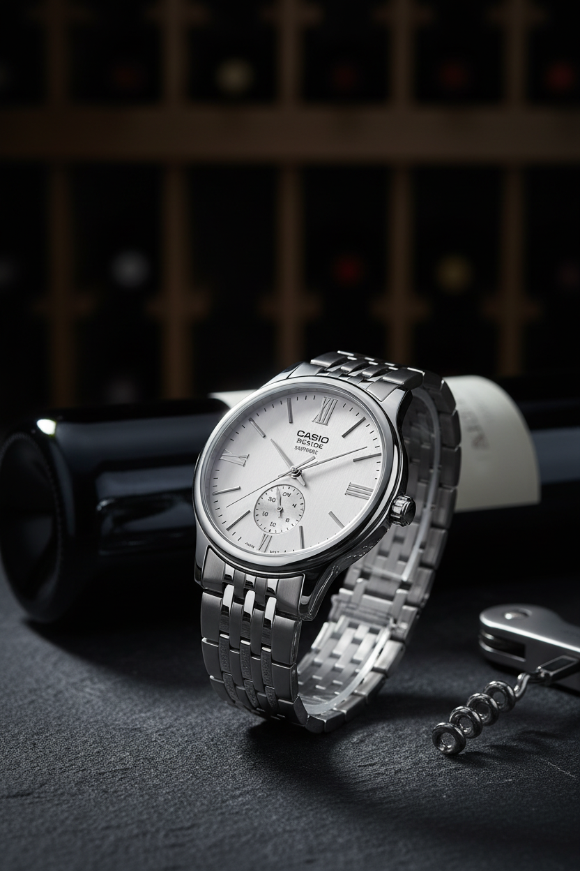 Reloj Casio BMS-100D-7AV Blanco
