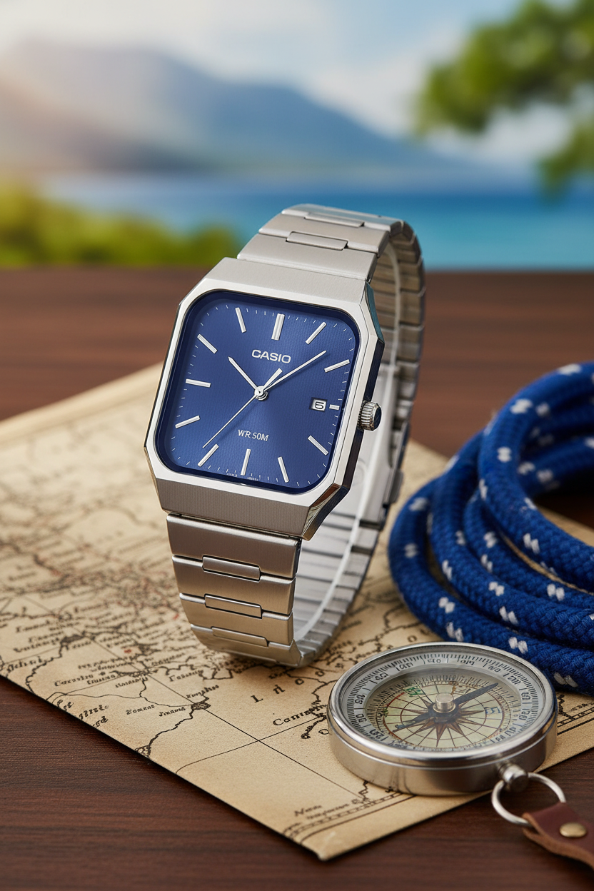 Reloj Casio MTP-B185D-2A1V Azul