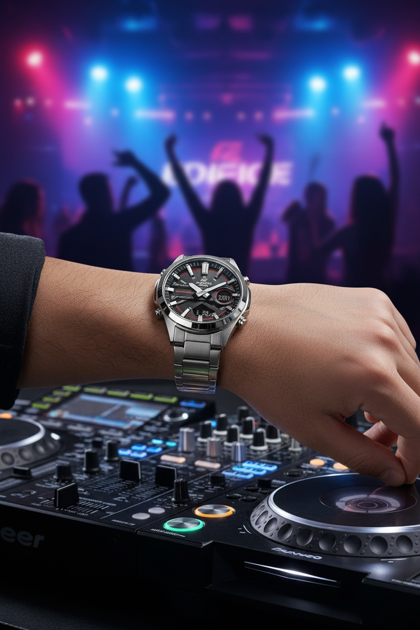 Reloj Casio Edifice EFV-C120D-1A4 Negro
