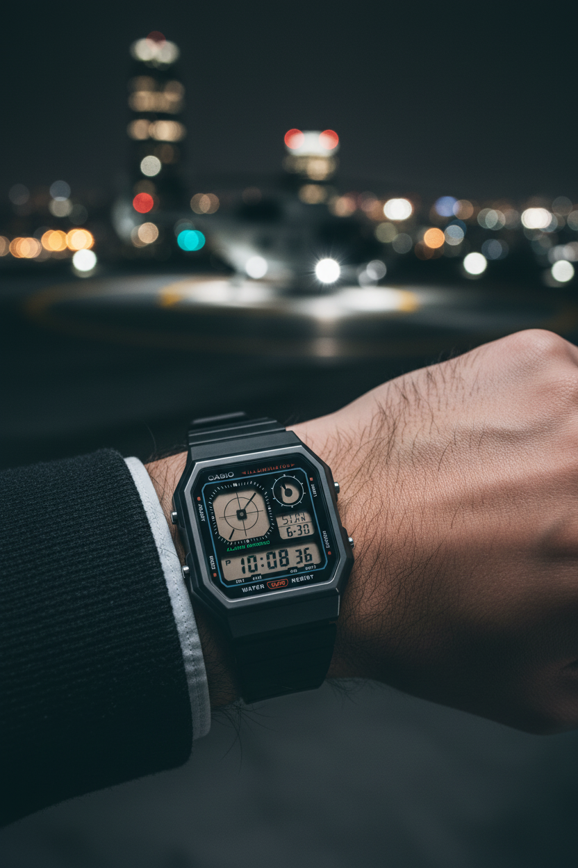 Reloj Casio Vintage A130WEGG-1A Negro
