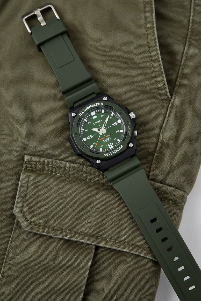 Reloj Casio MW-620H-3AV Verde