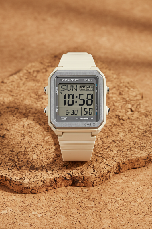 Reloj Casio W-221H-8AV Beige