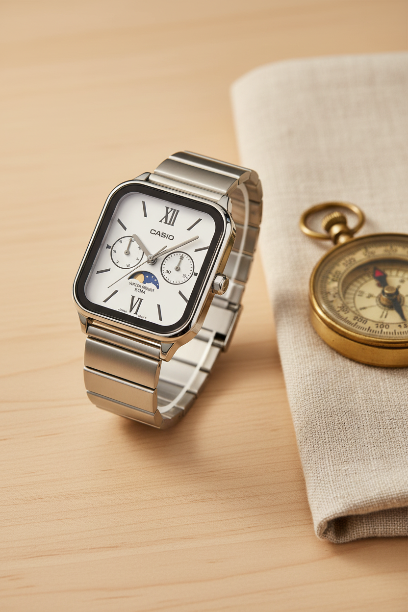 Reloj Casio MTP-M305D-7A2V Blanco