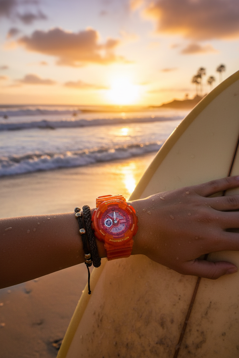 Reloj Casio Baby-G BA-110JM-4A Naranja