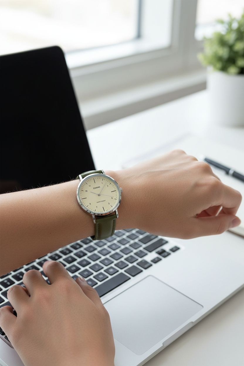 Reloj Casio LTP-VT03L-3B Verde