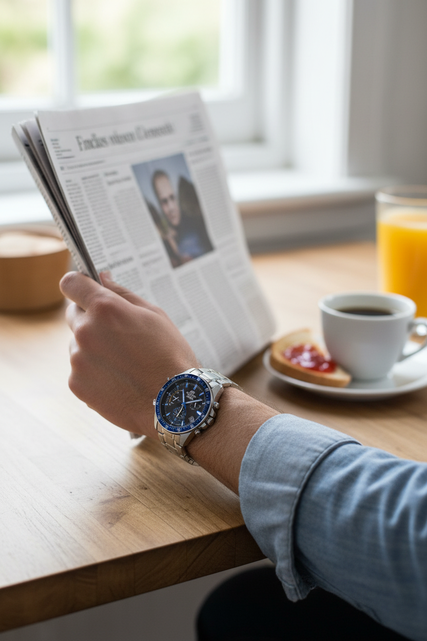Reloj Casio Edifice EFV-540D-1A2VU Azul