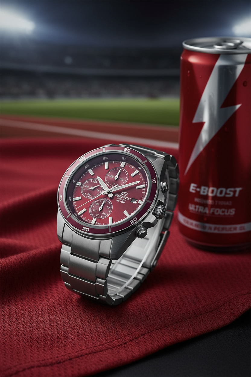 Reloj Casio Edifice EFR-526D-5CVU Rojo