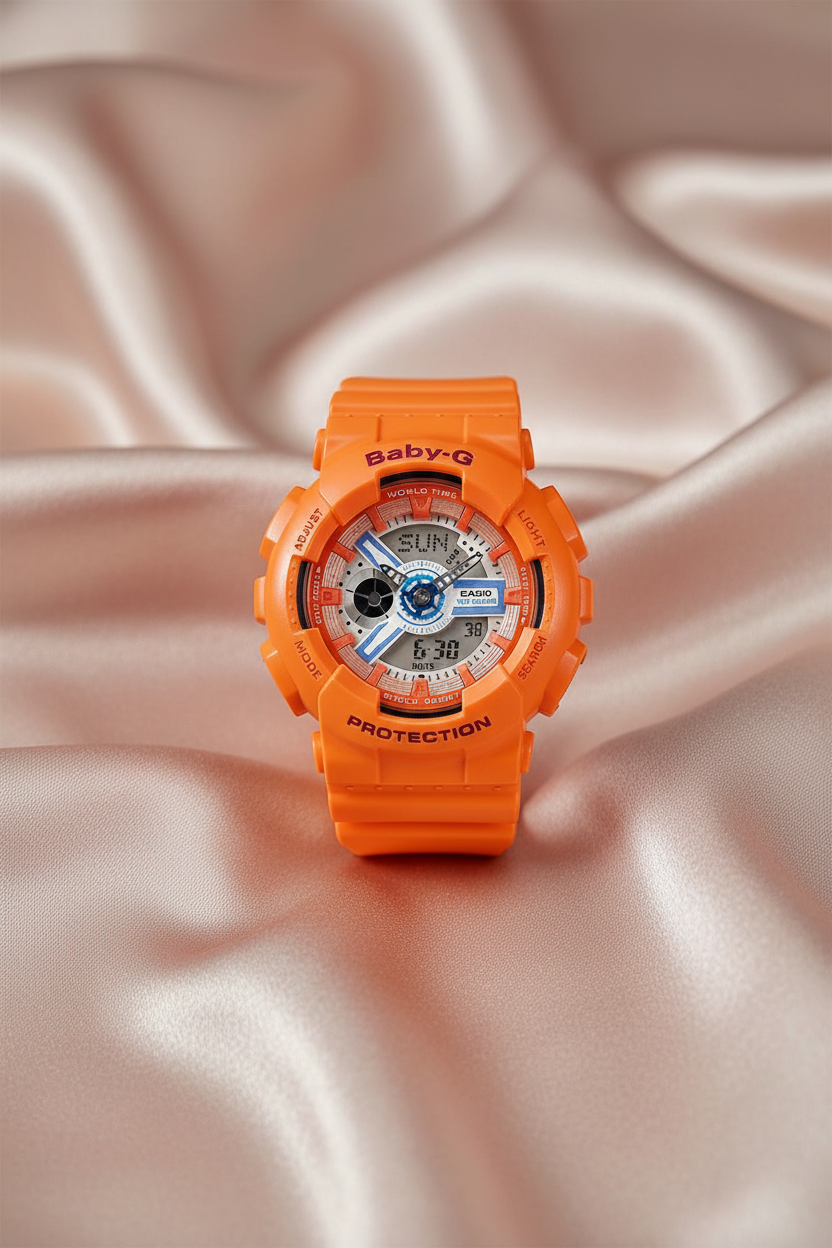Reloj Casio Baby-G BA-110SN-4A Naranja