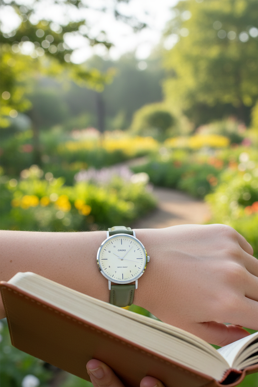 Reloj Casio LTP-VT03L-3B Verde