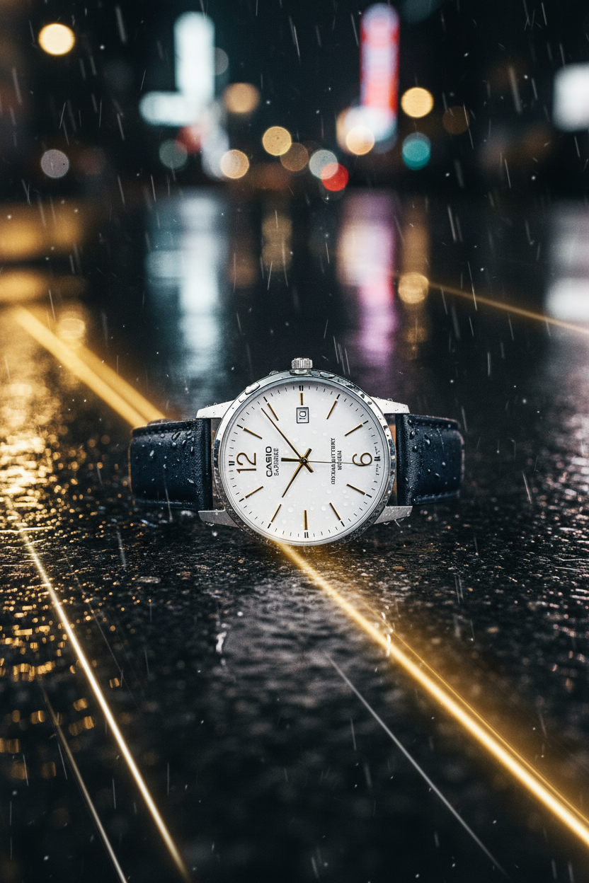 Reloj Casio MTS-110L-7AV Blanco