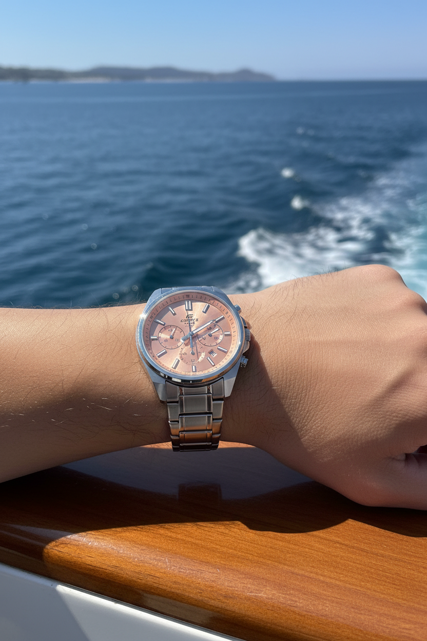 Reloj Casio Edifice EFV-650D-4AVU Rosado