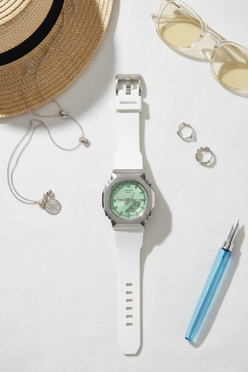 Reloj Casio G-Shock GM-S2110SR-7A Blanco