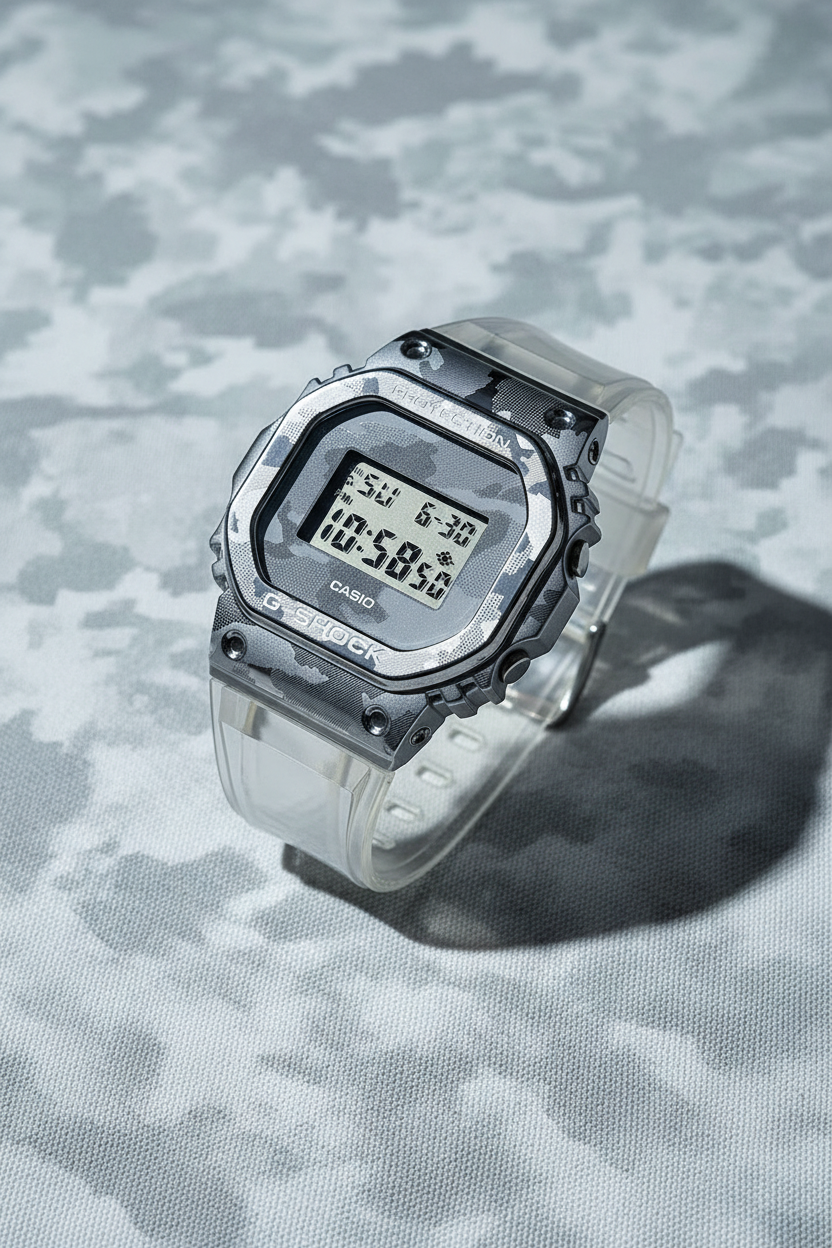 Reloj Casio G-Shock GM-5600SCM-1 Blanco