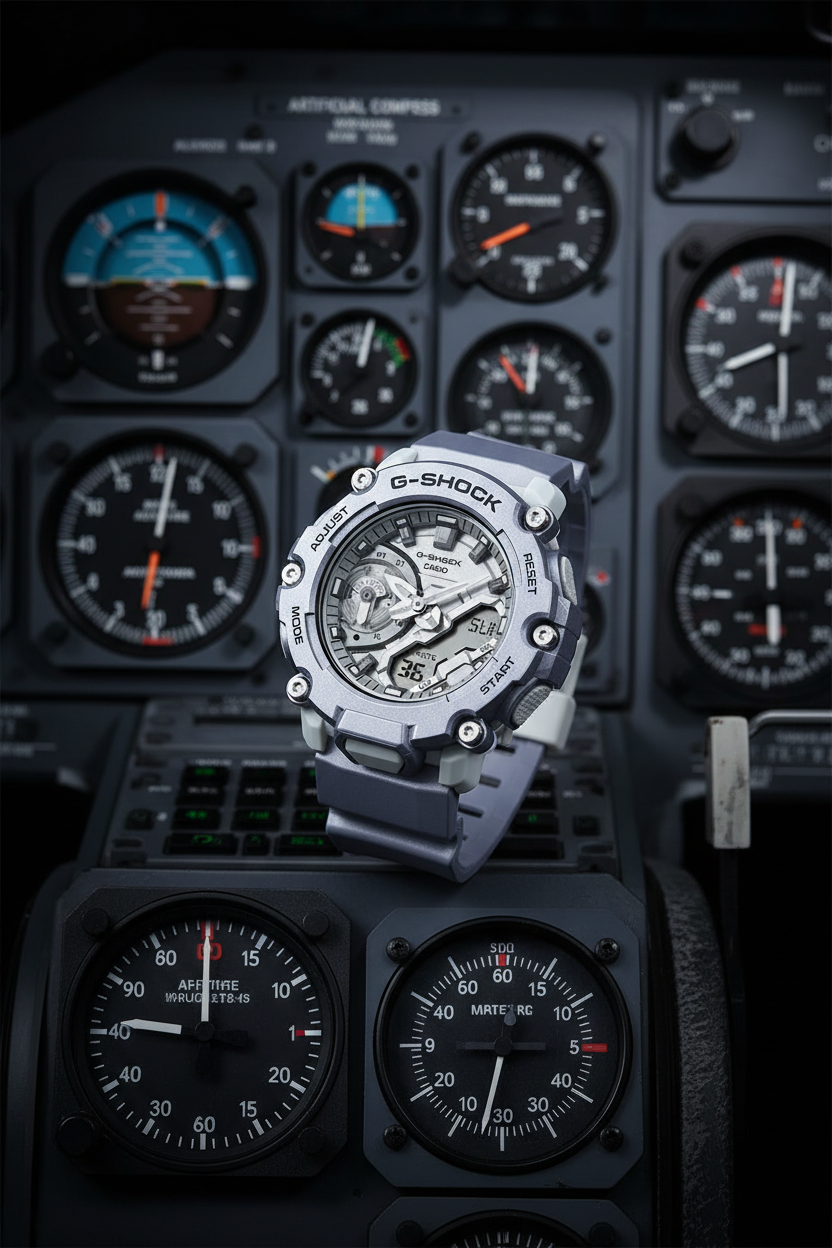 Reloj Casio G-Shock GA-2200FF-8A Plateado