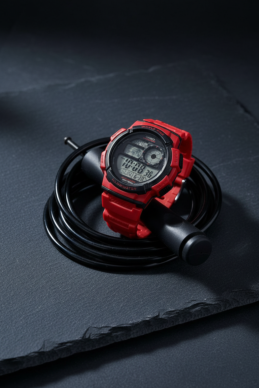 Reloj Casio AE-1000W-4AV Rojo