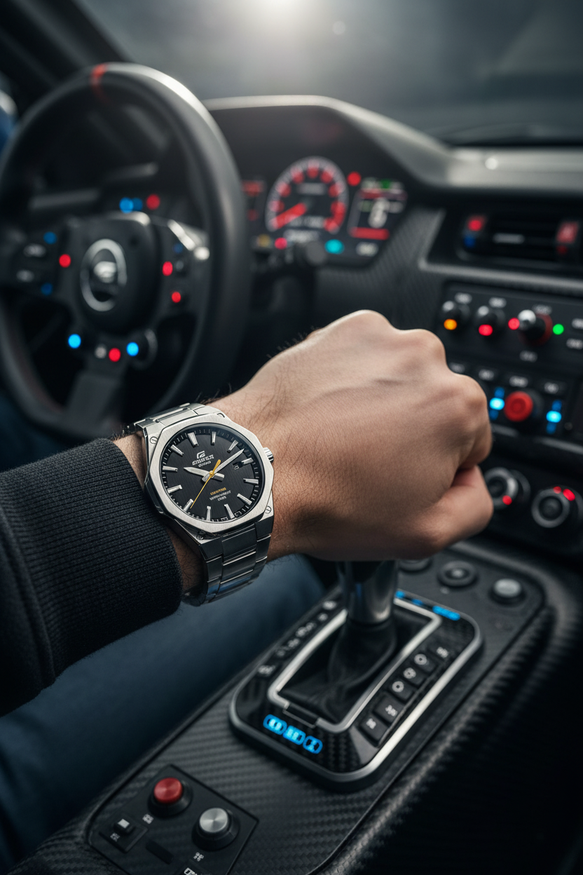 Reloj Casio Edifice EFR-S108D-1AVU Negro