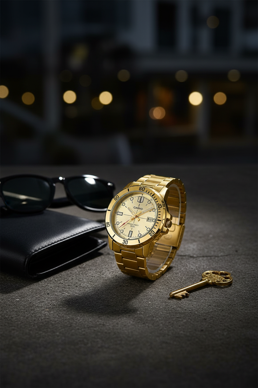 Reloj Casio MTP-VD01G-9EVU Amarillo