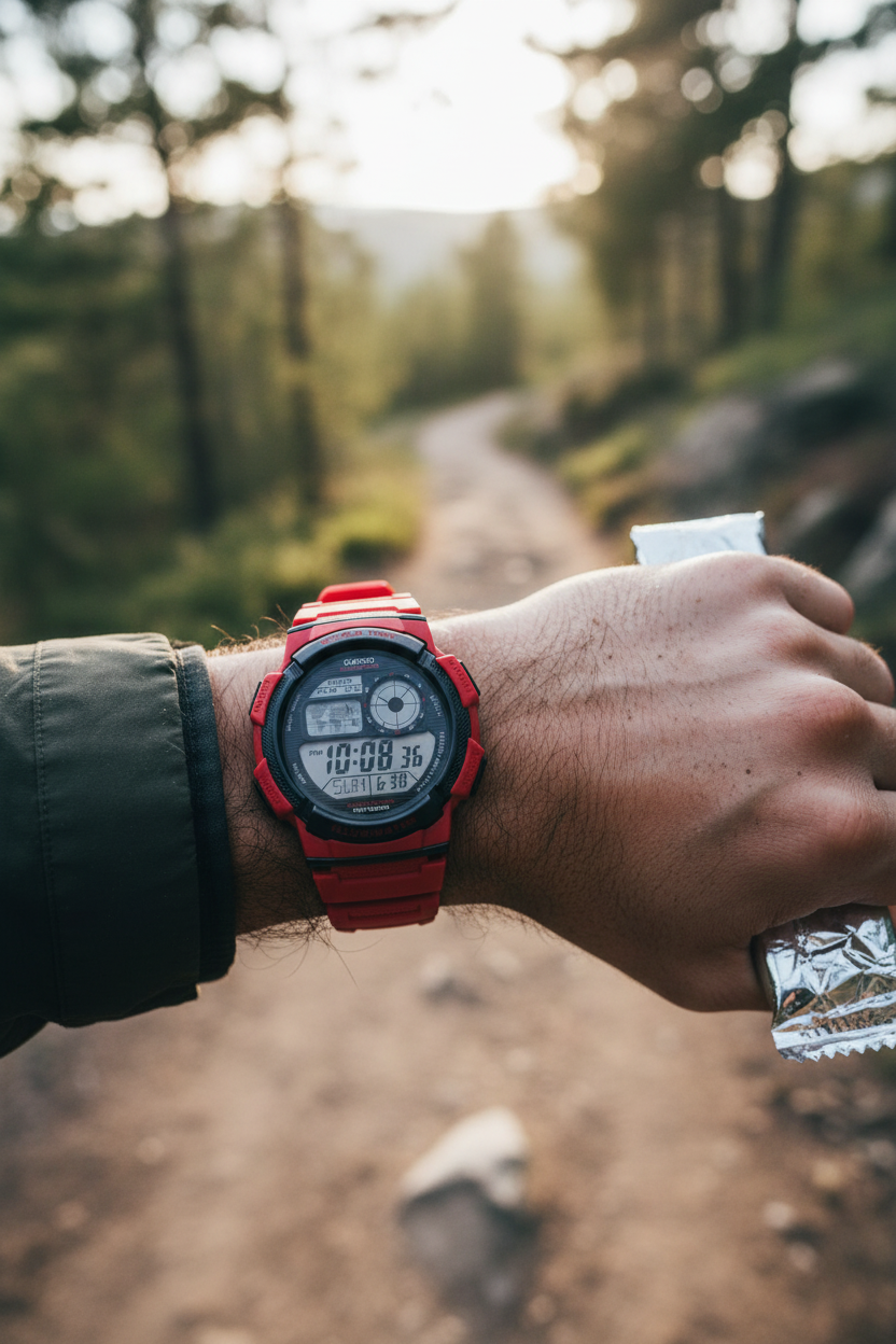 Reloj Casio AE-1000W-4AV Rojo