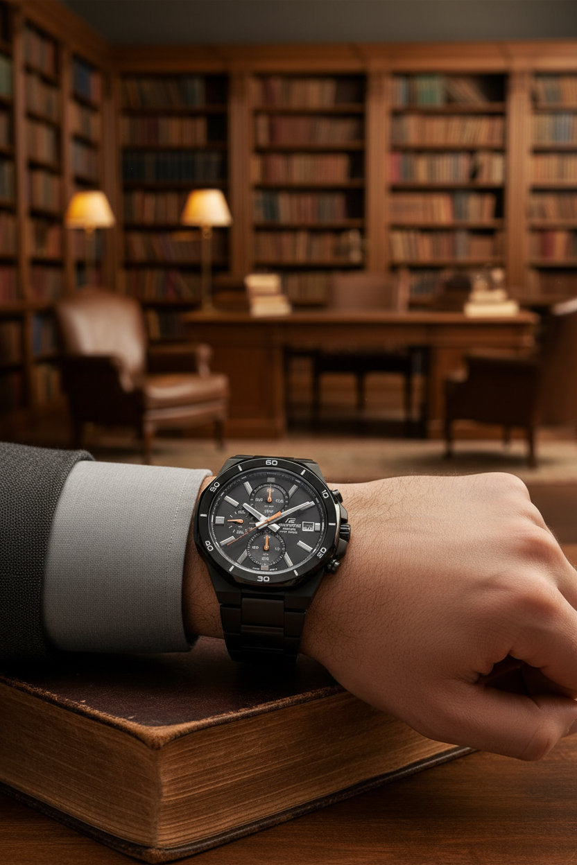Reloj Casio Edifice EFV-640DC-1AVU Negro