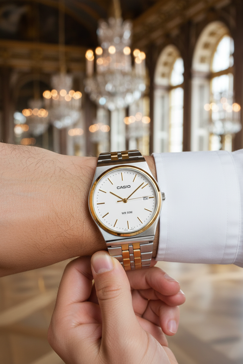 Reloj Casio MTP-B145SG-7AV Plateado