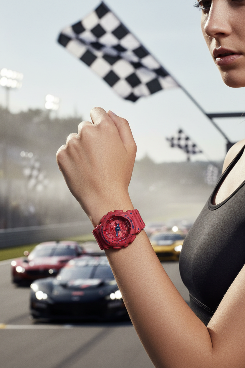 Reloj Casio Baby-G BA-110ST-4A Rojo