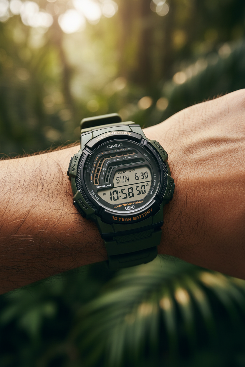 Reloj Casio WS-1800-3AV Verde