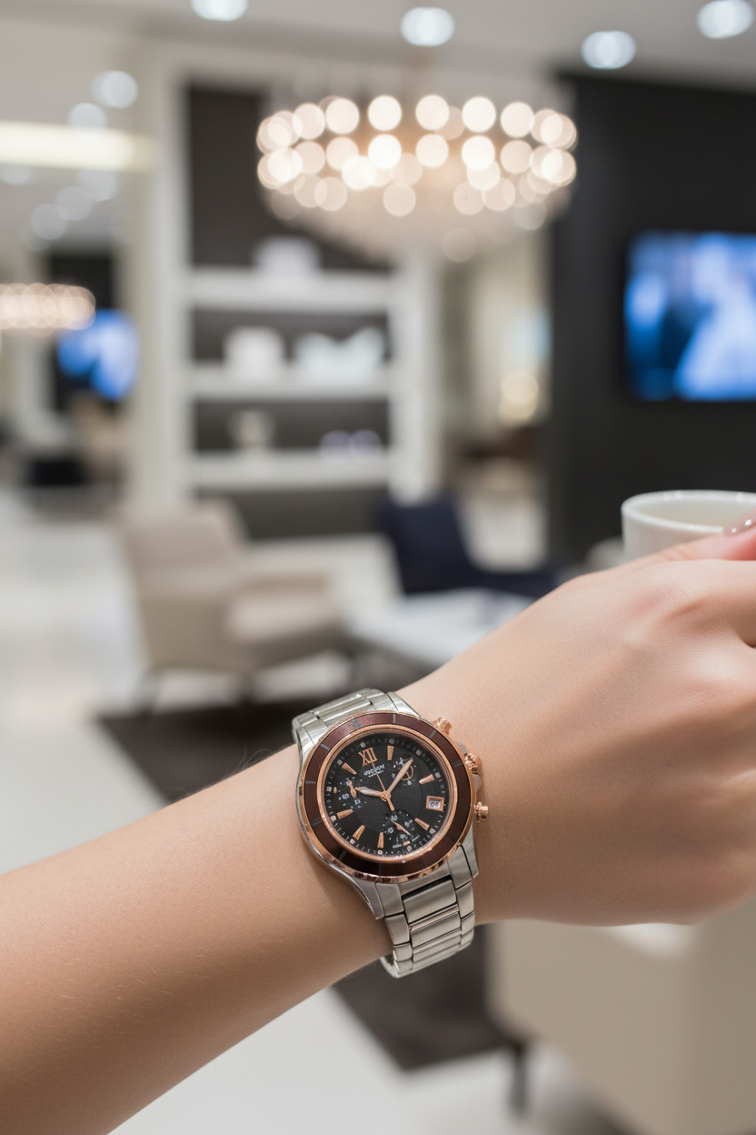 Reloj Casio Sheen SHE-5516SG-5A Café
