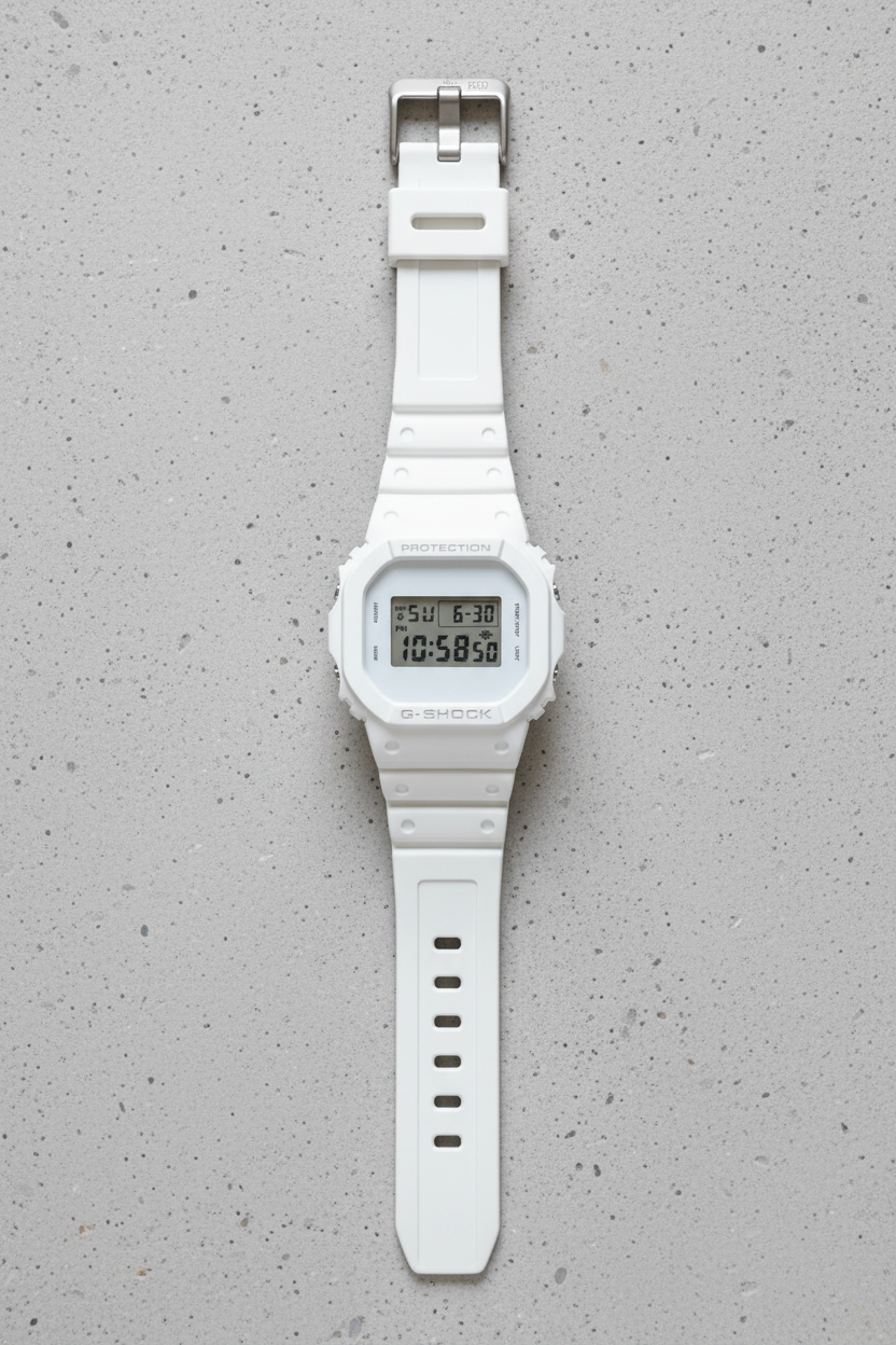 Reloj Casio G-Shock DW-5600WW-7 Blanco