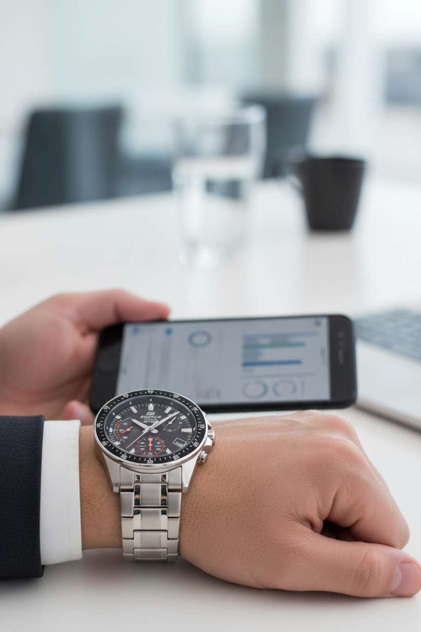 Reloj Casio Edifice EFV-540D-1AVU Negro
