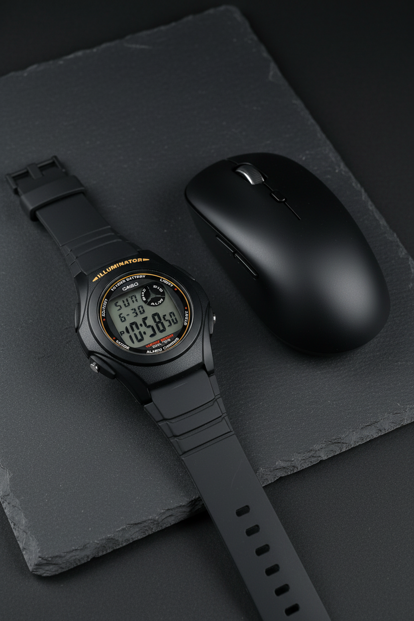 Reloj Casio F-200W-9A Negro