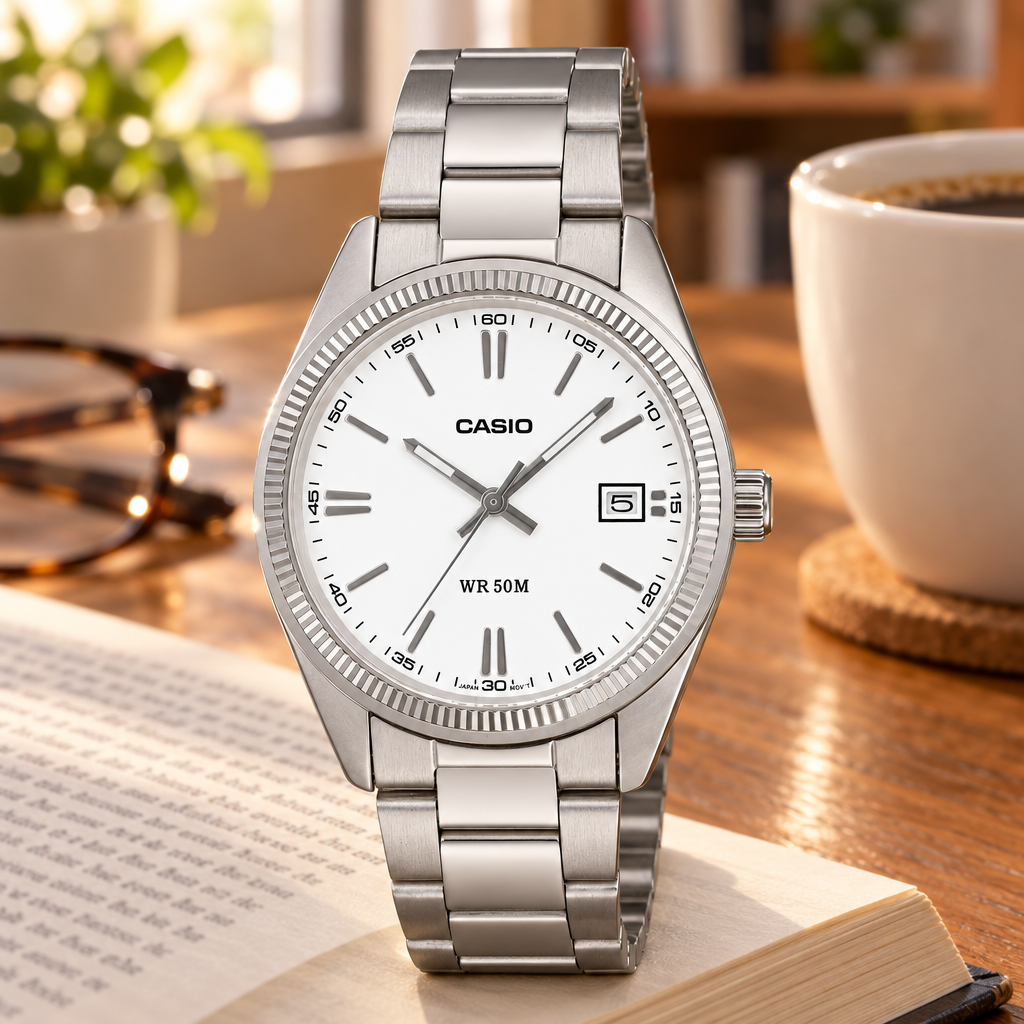 Reloj Casio UTP-1302PD-7AV Blanco