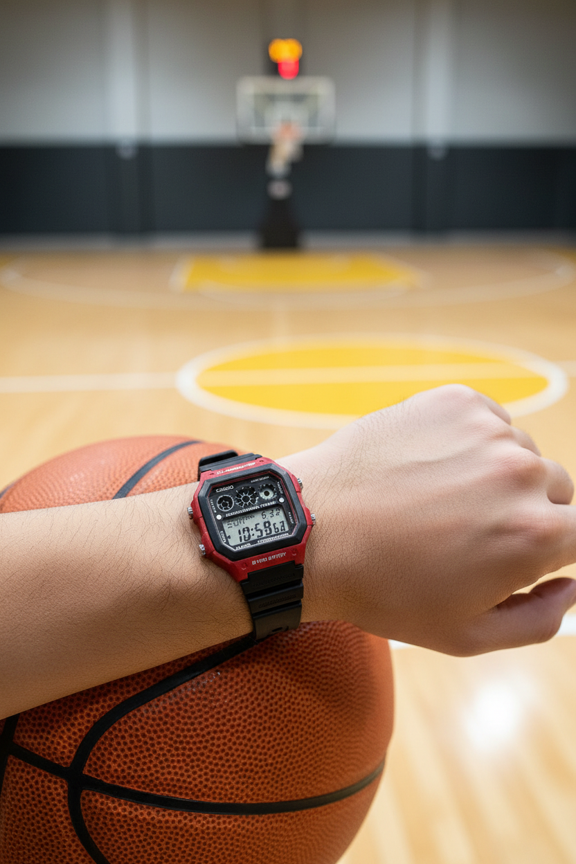 Reloj Casio AE-1300WH-4AV Rojo