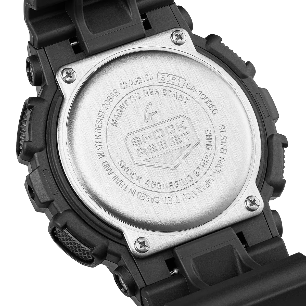 Reloj Casio G-Shock GA-100BEG-1A Negro