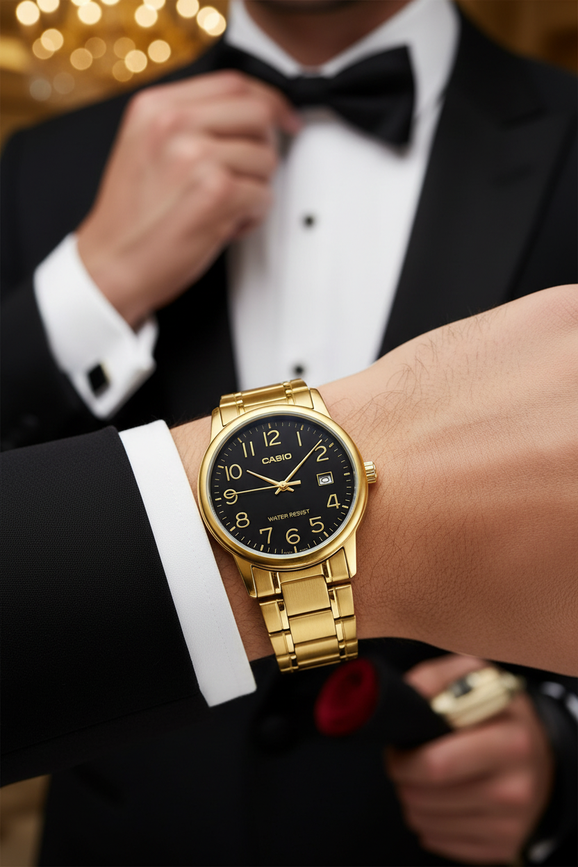 Reloj Casio MTP-V002G-1BU Dorado