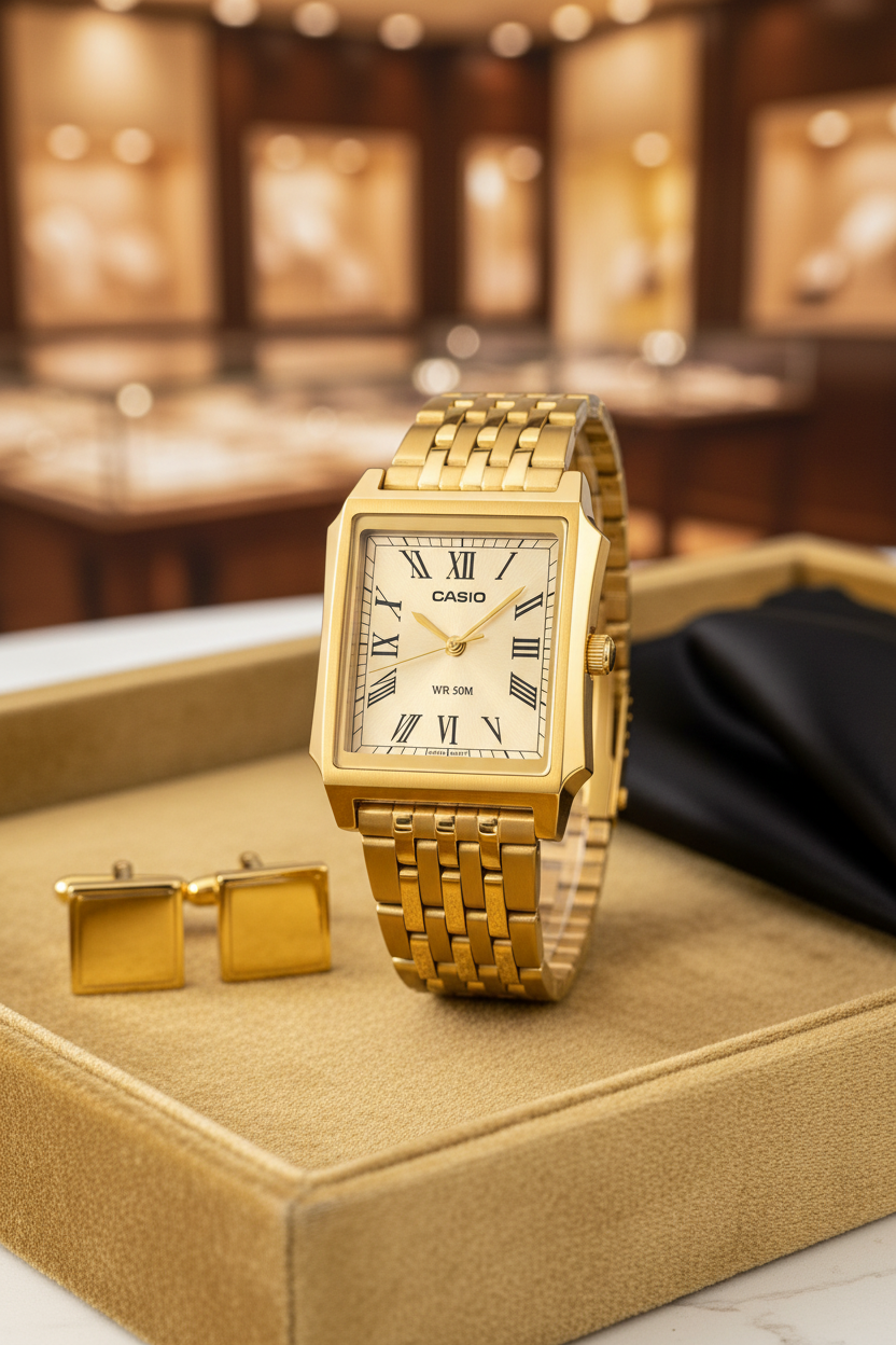 Reloj Casio MTP-B190G-9BV Dorado